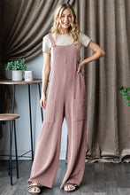 Load image into Gallery viewer, Reese Ribbed Front Pocket Sleeveless Jumpsuit
