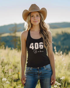 406 Babe Racerback Tank