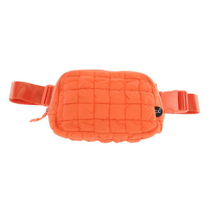 Quilted Puffer C.C Belt Bag