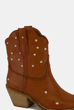 Load image into Gallery viewer, Beast Fashion Faux Leather Star-Shaped Cutouts Point Toe Boots
