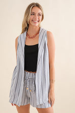 Load image into Gallery viewer, Harbor Linen Sleeveless Vest
