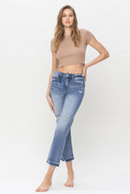 Load image into Gallery viewer, Lena High Rise Crop Straight Plus Jean
