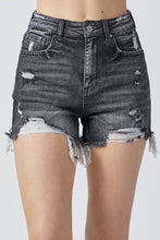 Load image into Gallery viewer, Risen Remi High Rise Distressed Shorts
