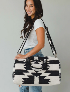 Ronan Woven Aztec Duffle