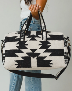 Ronan Woven Aztec Duffle