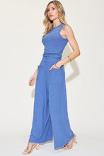 Load image into Gallery viewer, Basic Bae Full Size Ribbed Tank and Wide Leg Pants Set
