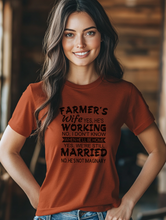 Load image into Gallery viewer, Real Farmer&#39;s Wife Graphic T-Shirt
