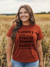 Load image into Gallery viewer, Real Farmer&#39;s Wife Graphic T-Shirt
