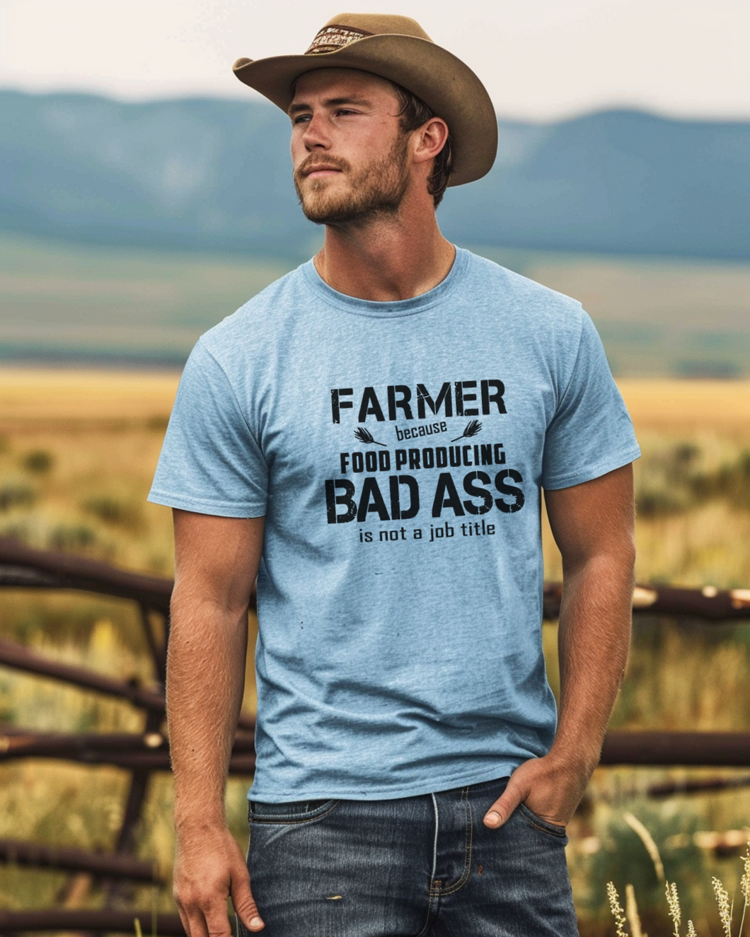 Farmer Job Title Graphic T-Shirt