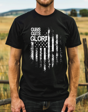 Load image into Gallery viewer, Guns, Guts and Glory Tee
