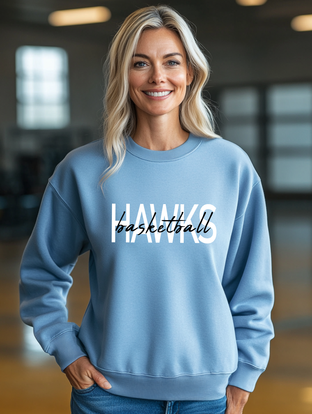 Hawks Basketball Mod Crewneck Sweatshirt