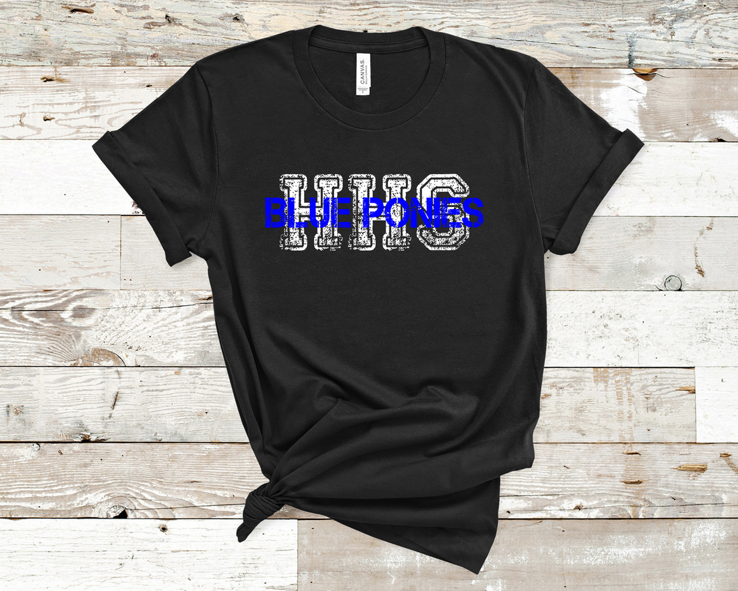 Havre High School Blue Ponies T-Shirt