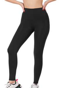 Black Rage Pocket Leggings