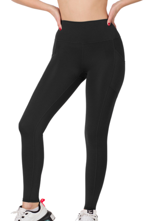 Black Rage Pocket Leggings