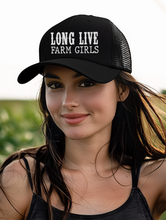 Load image into Gallery viewer, Long Live Farm Girls Foam Trucker Hat
