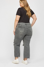 Load image into Gallery viewer, Mica Mia Distressed High Rise Plus Jeans
