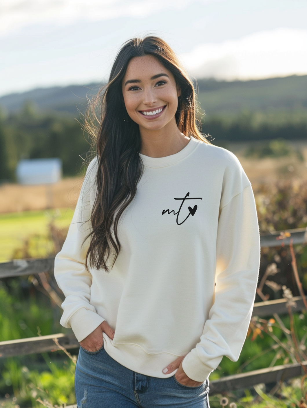 Montana Love Crew Neck Sweatshirt