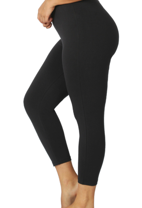 Black Rage Ankle Plus Leggings