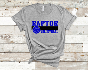 Raptor Volleyball Graphic T-Shirt