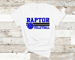 Raptor Volleyball Graphic T-Shirt