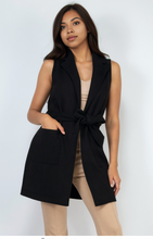 Load image into Gallery viewer, Delia Sleeveless Blazer
