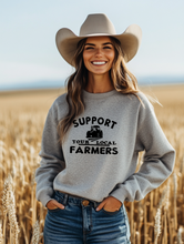 Load image into Gallery viewer, Support Your Local Farmer Crew Neck Sweatshirt
