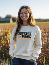 Load image into Gallery viewer, Support Local Farmers Crewneck Sweatshirt
