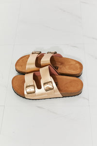 Sizzle Slide Sandal in Rose Shimmer