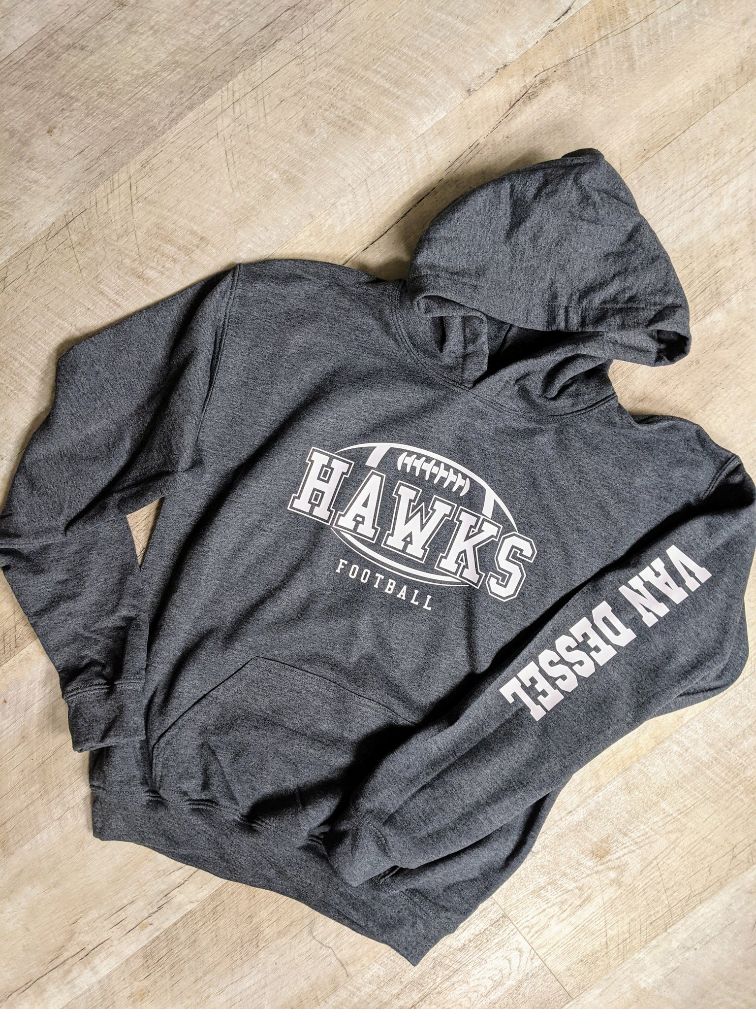 Youth Hawks Football Hoodie Sweatshirt – Farmhouse Rags