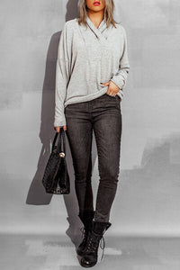 Sarah Dropped Shoulder Long Sleeve Sweater