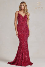 Load image into Gallery viewer, Nova Sequin Gown
